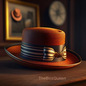 Traditional boater hat