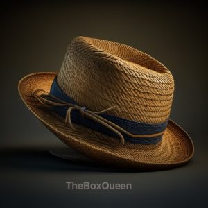 Fabric boater hat
