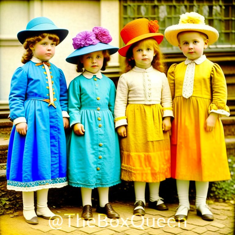 Edwardian children dress